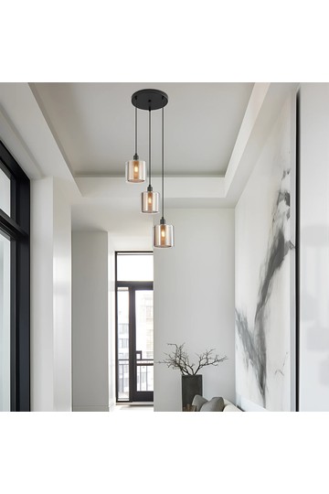 Braytron S008R 3H 3xE14 CPR PENDANT LIGHT