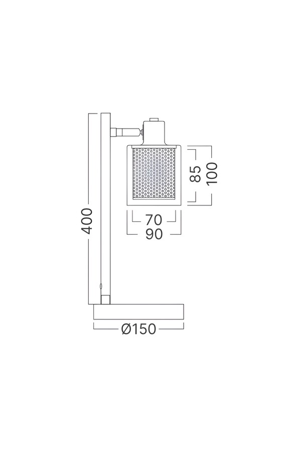 Braytron S008T 1H 1xE14 CPR TABLE LAMP