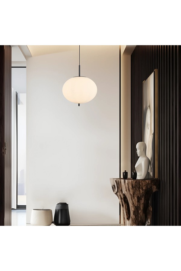 Braytron S011R 1H 1xE27 OPL BLC PENDANT LIGHT
