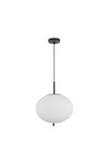 Braytron S011R 1H 1xE27 OPL BLC PENDANT LIGHT