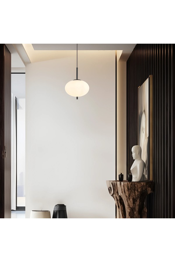 Braytron S011R 1H 1xE14 OPL BLC PENDANT LIGHT