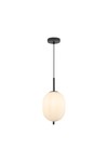 Braytron S011R 1H 1xE14 OPL BLC PENDANT LIGHT