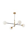 Braytron S012R 4H 4xG9 OPL GLD PENDANT LIGHT