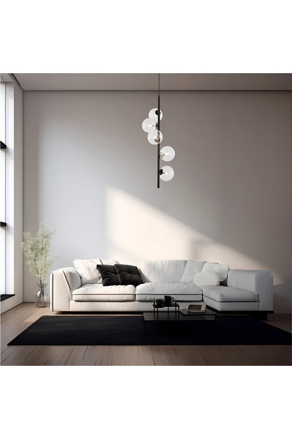 Braytron S014R 5H 5xG9 CLR PENDANT LIGHT