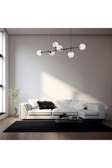Braytron S011S 6H 6xG9 CLR PENDANT LIGHT