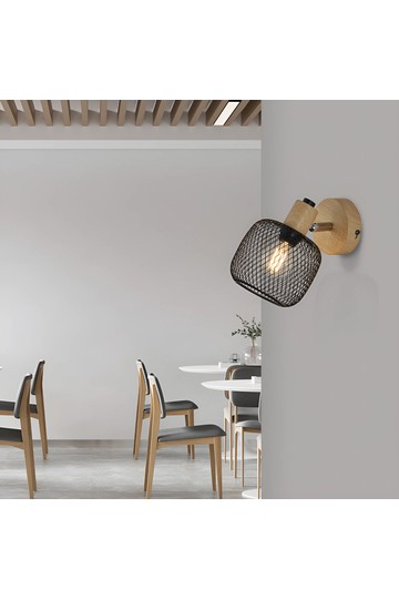 Braytron W001C 1H 1xE14 WDN WALL LIGHT