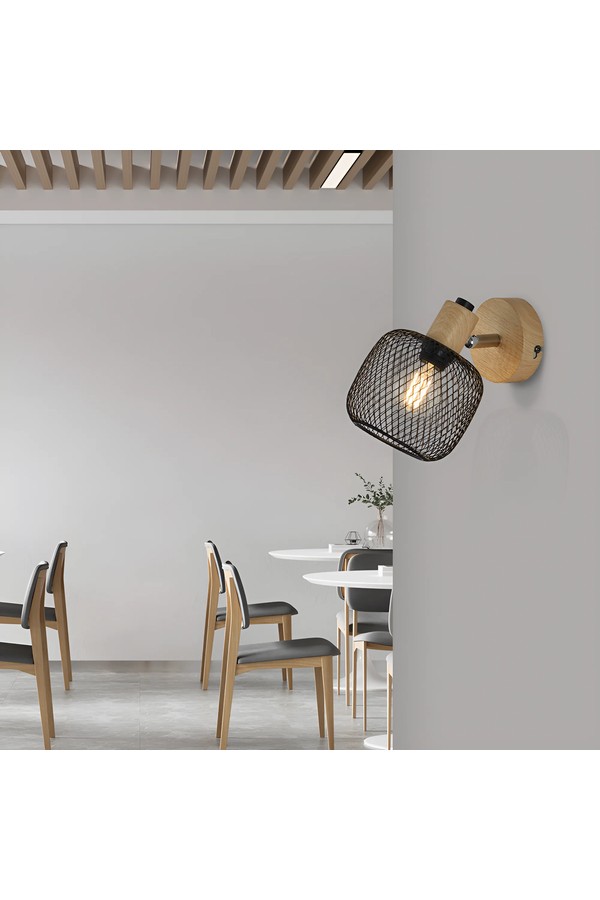 Braytron W001C 1H 1xE14 WDN WALL LIGHT