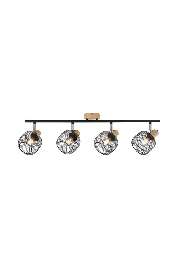 Braytron W001C 4H 4xE14 WDN CEILING LIGHT