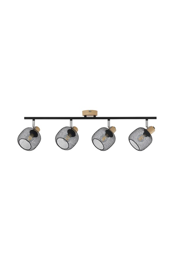 Braytron W001C 4H 4xE14 WDN CEILING LIGHT