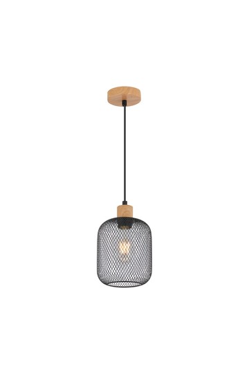 Braytron W001R 1H 1xE27 WDN PENDANT LIGHT