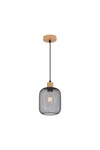 Braytron W001R 1H 1xE27 WDN PENDANT LIGHT