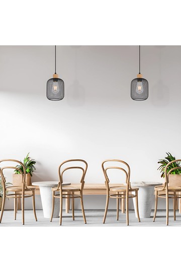 Braytron W001R 1H 1xE27 WDN PENDANT LIGHT