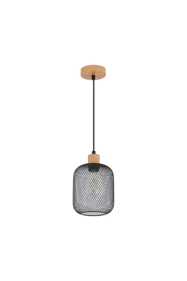 Braytron W001R 1H 1xE27 WDN PENDANT LIGHT