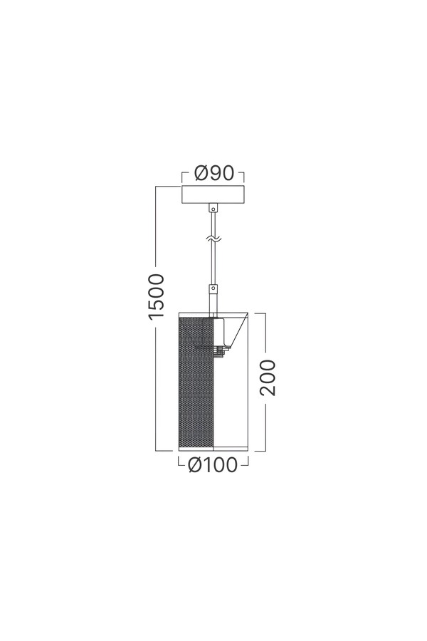 Braytron W002R 1H 1xE14 BLC PENDANT LIGHT