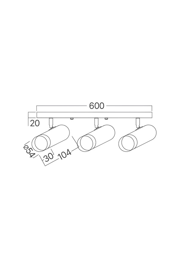 Braytron G002C 3H 3xGU10 GLD BLC CEILING LIGHT