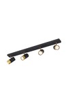 Braytron G002C 4H 4xGU10 GLD BLC CEILING LIGHT