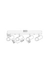 Braytron G002C 4H 4xGU10 GLD BLC CEILING LIGHT