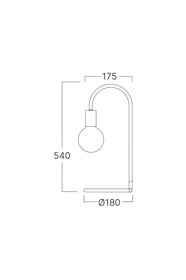 Braytron G003T 1H 1xE27 BLC TABLE LAMP
