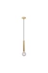Braytron G005R 1H 1xE27 GLD PENDANT LIGHT