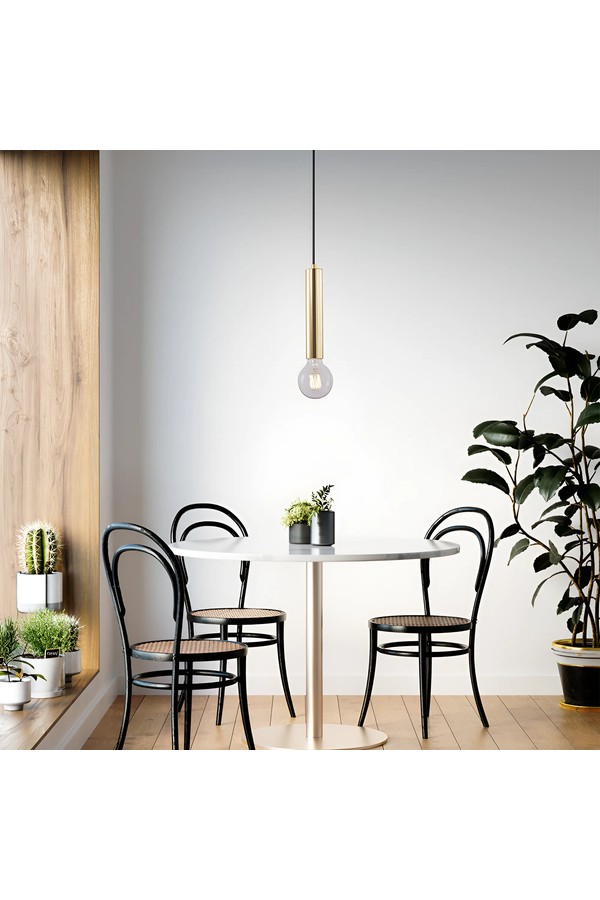 Braytron G005R 1H 1xE27 GLD PENDANT LIGHT
