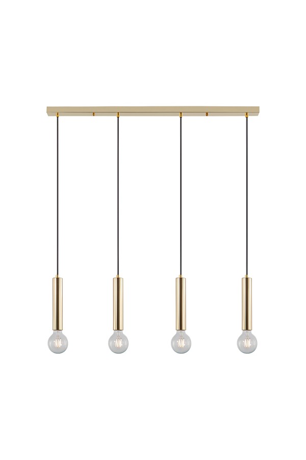 Braytron G005S 4H 4xE27 GLD PENDANT LIGHT