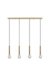 Braytron G005S 4H 4xE27 GLD PENDANT LIGHT