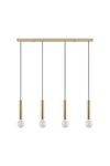 Braytron G005S 4H 4xE27 GLD PENDANT LIGHT
