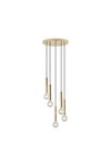 Braytron G005R 5H 5xE27 GLD PENDANT LIGHT