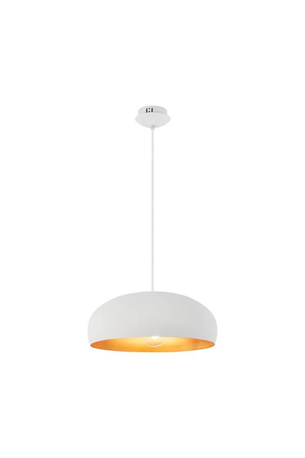 Braytron P007R 1H 1xE27 WHT PENDANT LIGHT