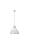 Braytron P008R 1H 1xE27 WHT PENDANT LIGHT