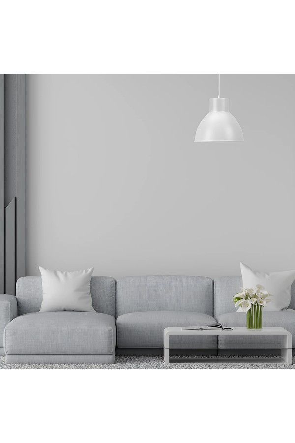 Braytron P008R 1H 1xE27 WHT PENDANT LIGHT