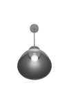 Braytron P008R 1H 1xE27 GRY PENDANT LIGHT