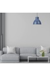 Braytron P008R 1H 1xE27 BLU PENDANT LIGHT