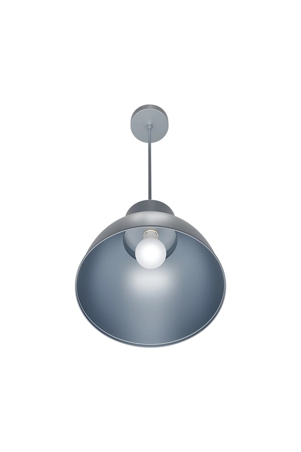 Braytron P008R 1H 1xE27 BLU PENDANT LIGHT