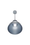 Braytron P008R 1H 1xE27 BLU PENDANT LIGHT