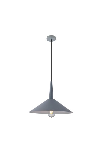 Braytron P009R 1H 1xE27 GRY PENDANT LIGHT
