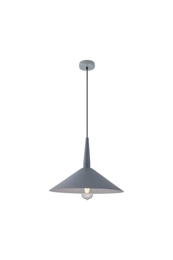 Braytron P009R 1H 1xE27 GRY PENDANT LIGHT