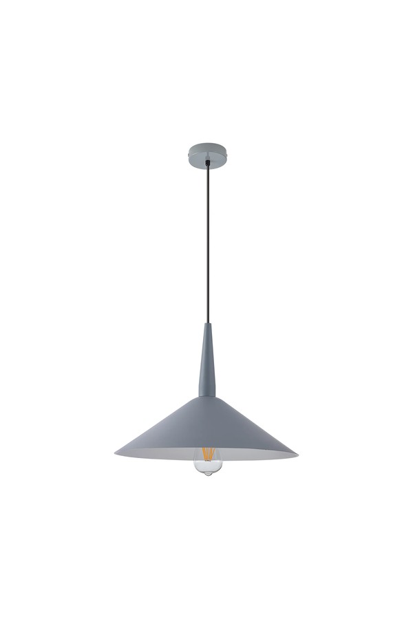 Braytron P009R 1H 1xE27 GRY PENDANT LIGHT