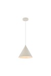 Braytron P010R 1H 1xE27 WHT PENDANT LIGHT