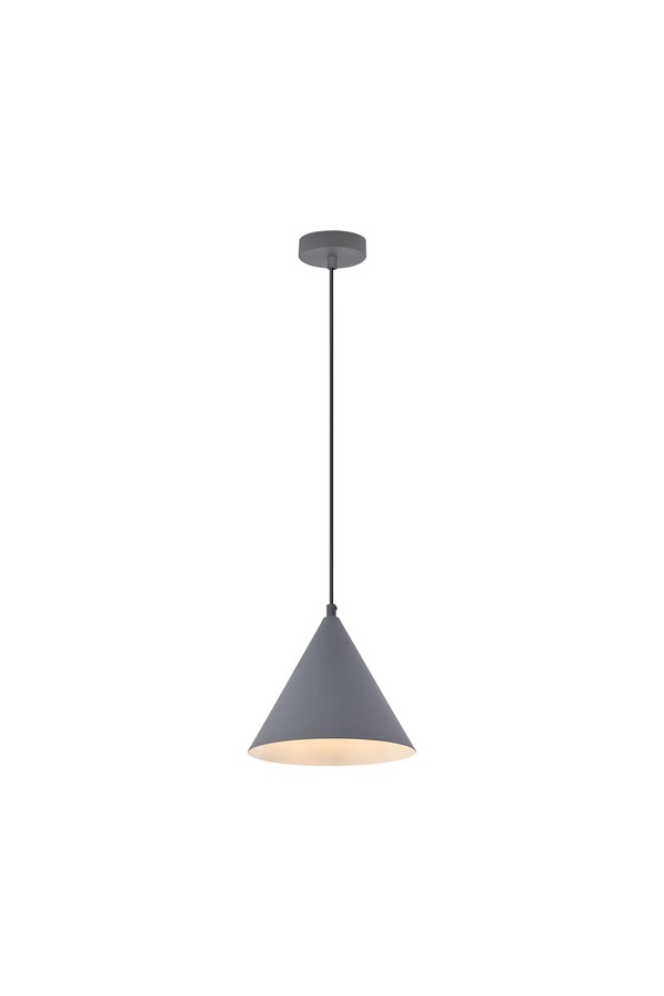Braytron P010R 1H 1xE27 GRY PENDANT LIGHT