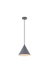 Braytron P010R 1H 1xE27 GRY PENDANT LIGHT