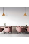 Braytron P010R 1H 1xE27 GLD PENDANT LIGHT