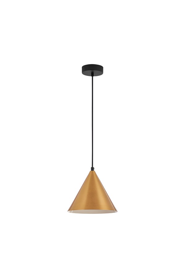 Braytron P010R 1H 1xE27 GLD PENDANT LIGHT
