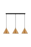 Braytron P010S 3H 3xE27 GLD PENDANT LIGHT