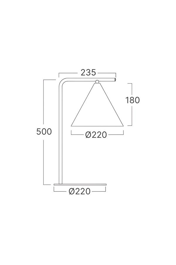 Braytron P010T 1H 1xE27 GLD TABLE LAMP