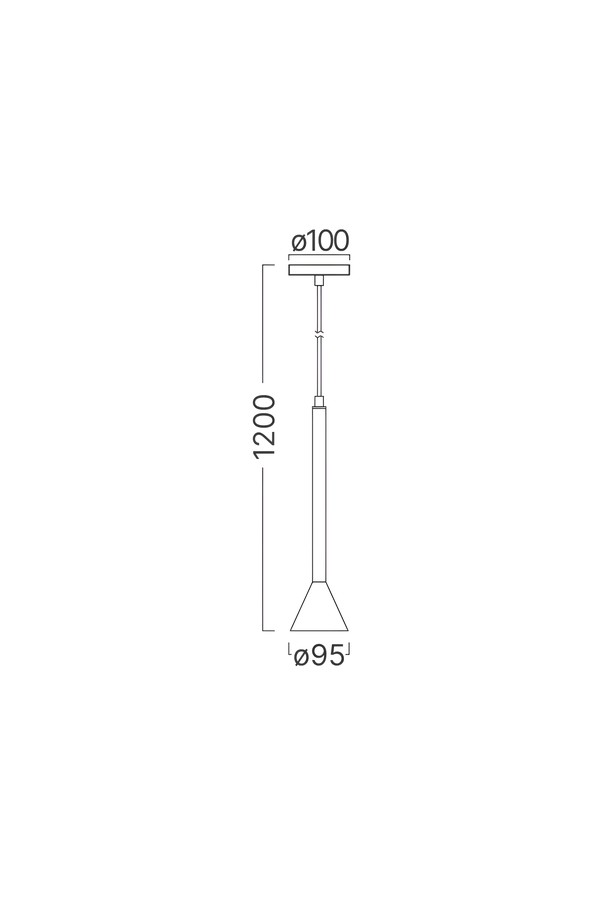 Braytron P011R 1H 1xGU10 BLC PENDANT LIGHT