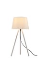 Braytron F002T 1H 1xE27 WHT TABLE LAMP