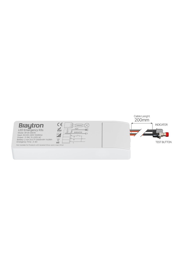 Braytron EKA01 AC 13W 3.7V 3,6Ah (3W 50W) BATTERY PACK