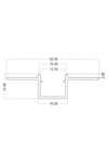 Braytron TR15 2MT SLV ALUMINIUM PROFILE