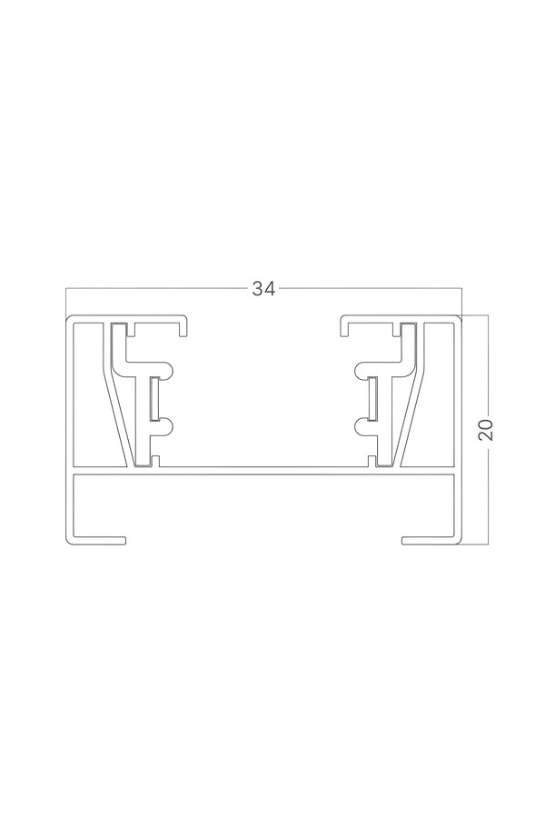 Braytron 1M 2WRS BLC TRACK RAIL